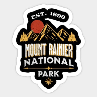 Mount Rainier National Park Sticker